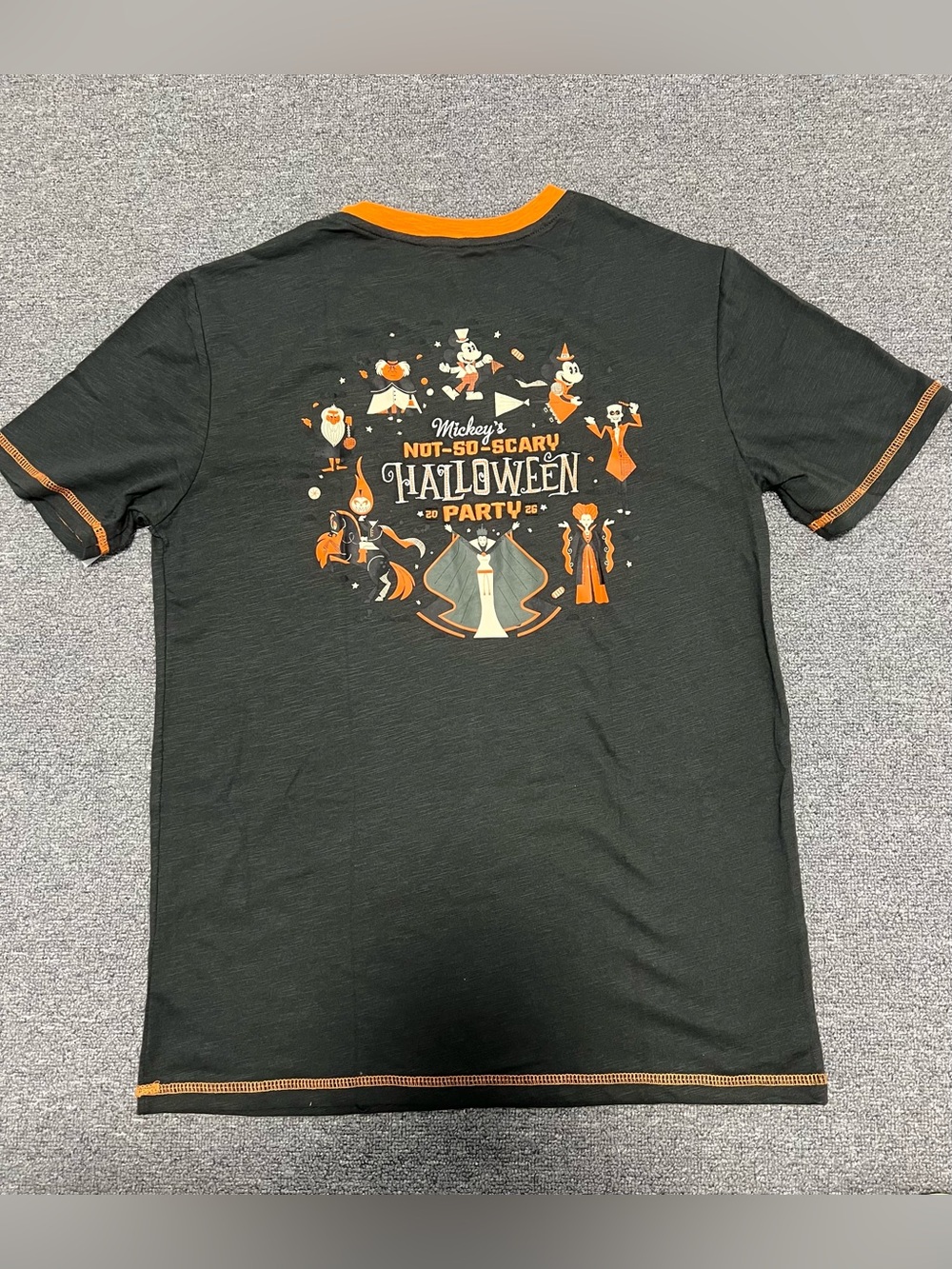 Disney Store 2026 ‘Not-So-Scary Halloween Party' Tee Adult Unisex S